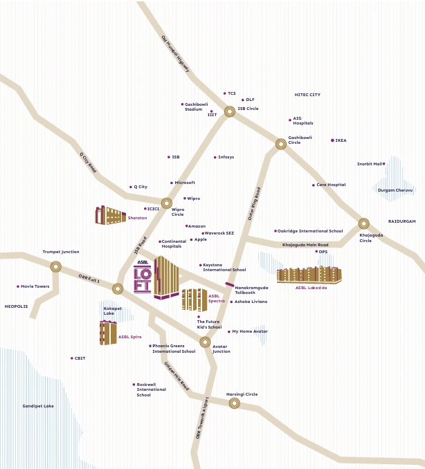 ASBL Spectra Strategic Location Map